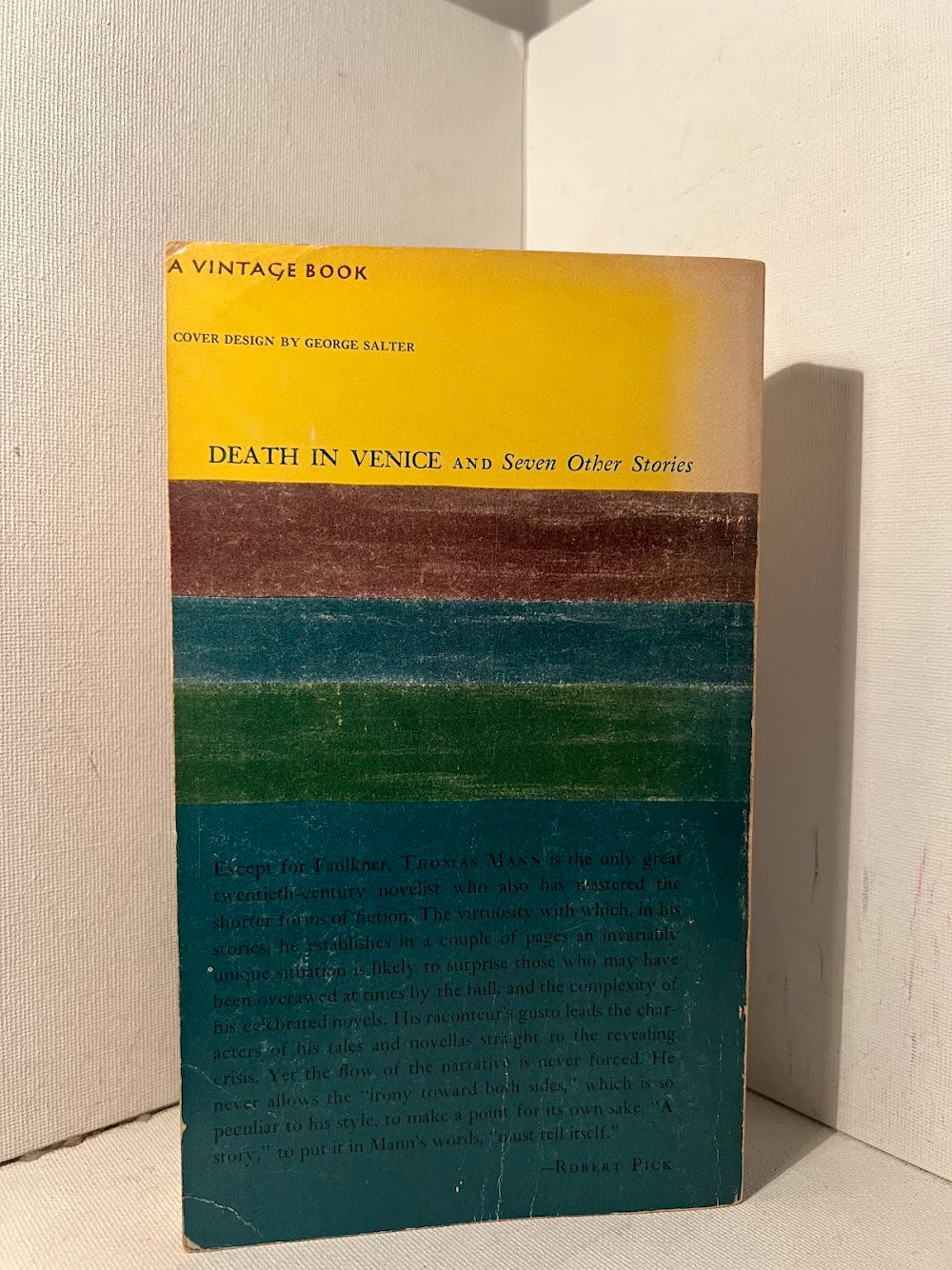 Death in Venice and Other Stories by Thomas Mann