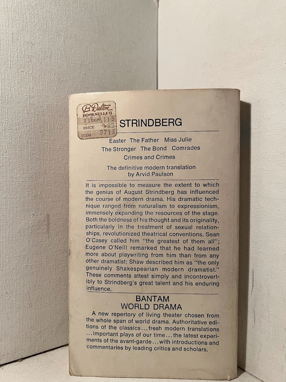 Seven Plays by August Strindberg