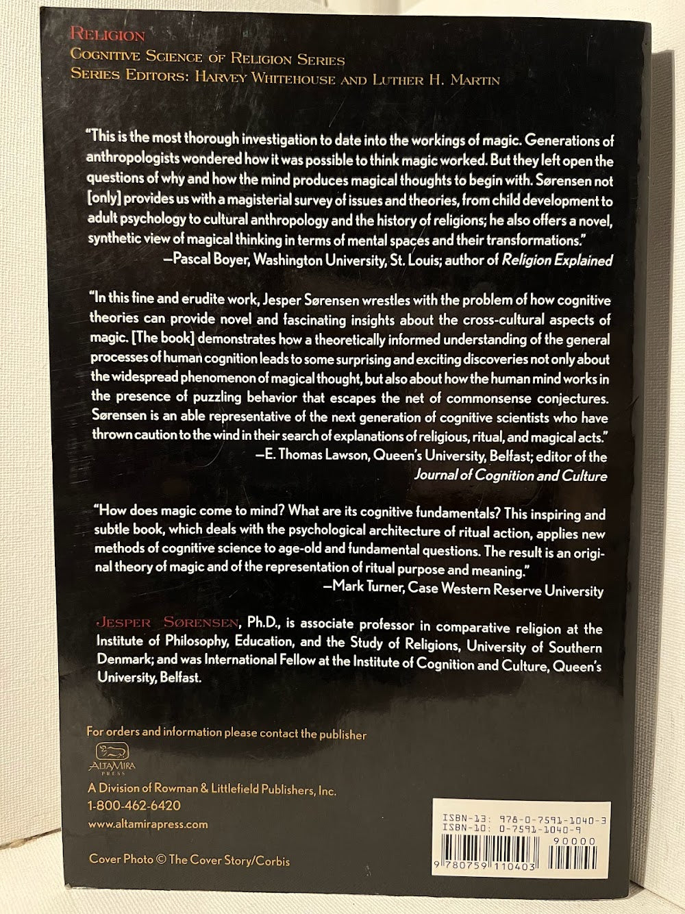 A Cognitive Theory of Magic by Jesper Sorensen