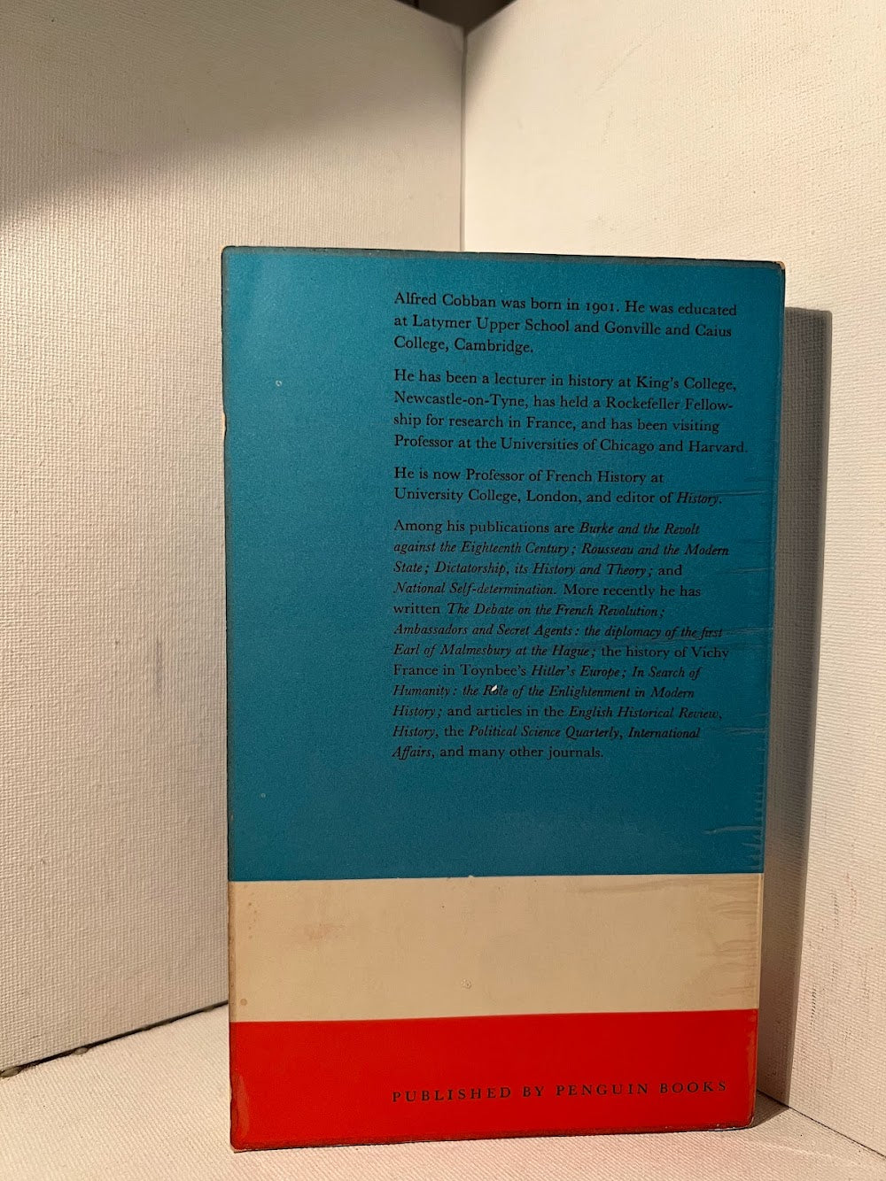 A History of Modern France Vol. 1 by Alfred Cobban