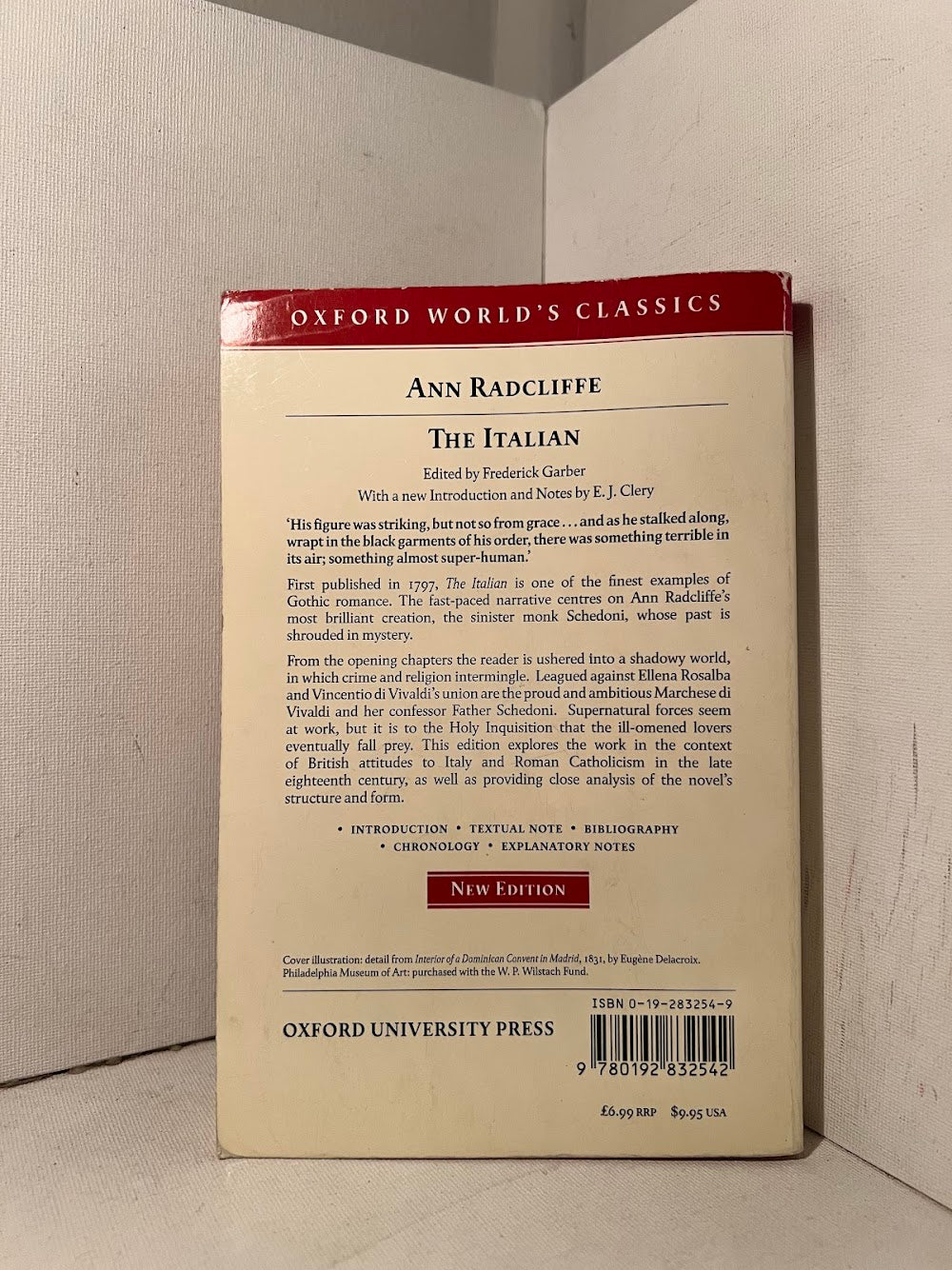 The Italian by Ann Radcliffe
