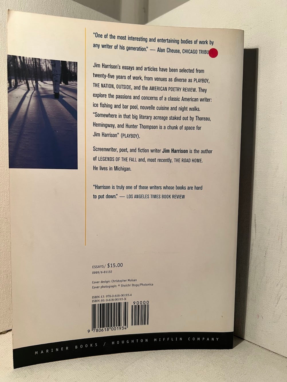 Just Before Dark (collected nonfiction) by Jim Harrison