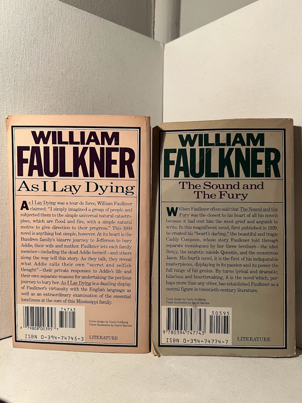 As I Lay Dying & The Sound and the Fury by William Faulkner