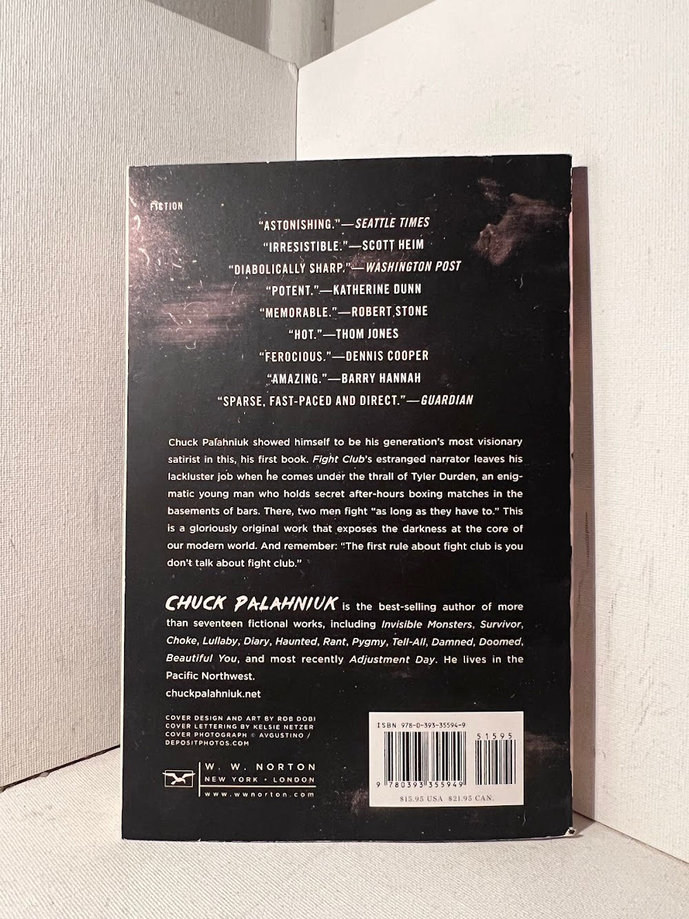 Fight Club by Chuck Palahniuk