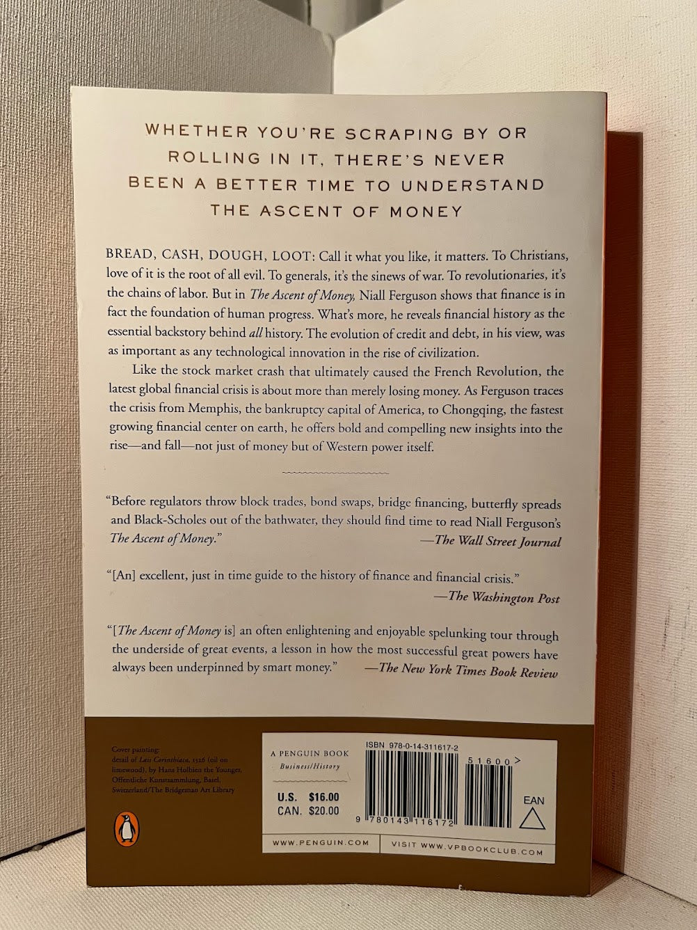 The Ascent of Money by Niall Ferguson