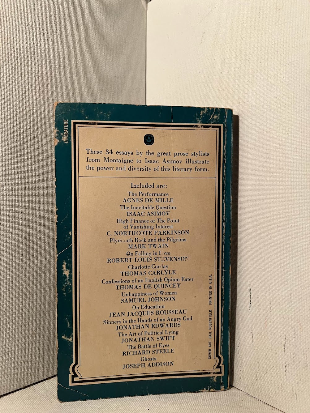 Great Essays from the 16th Century to the Present