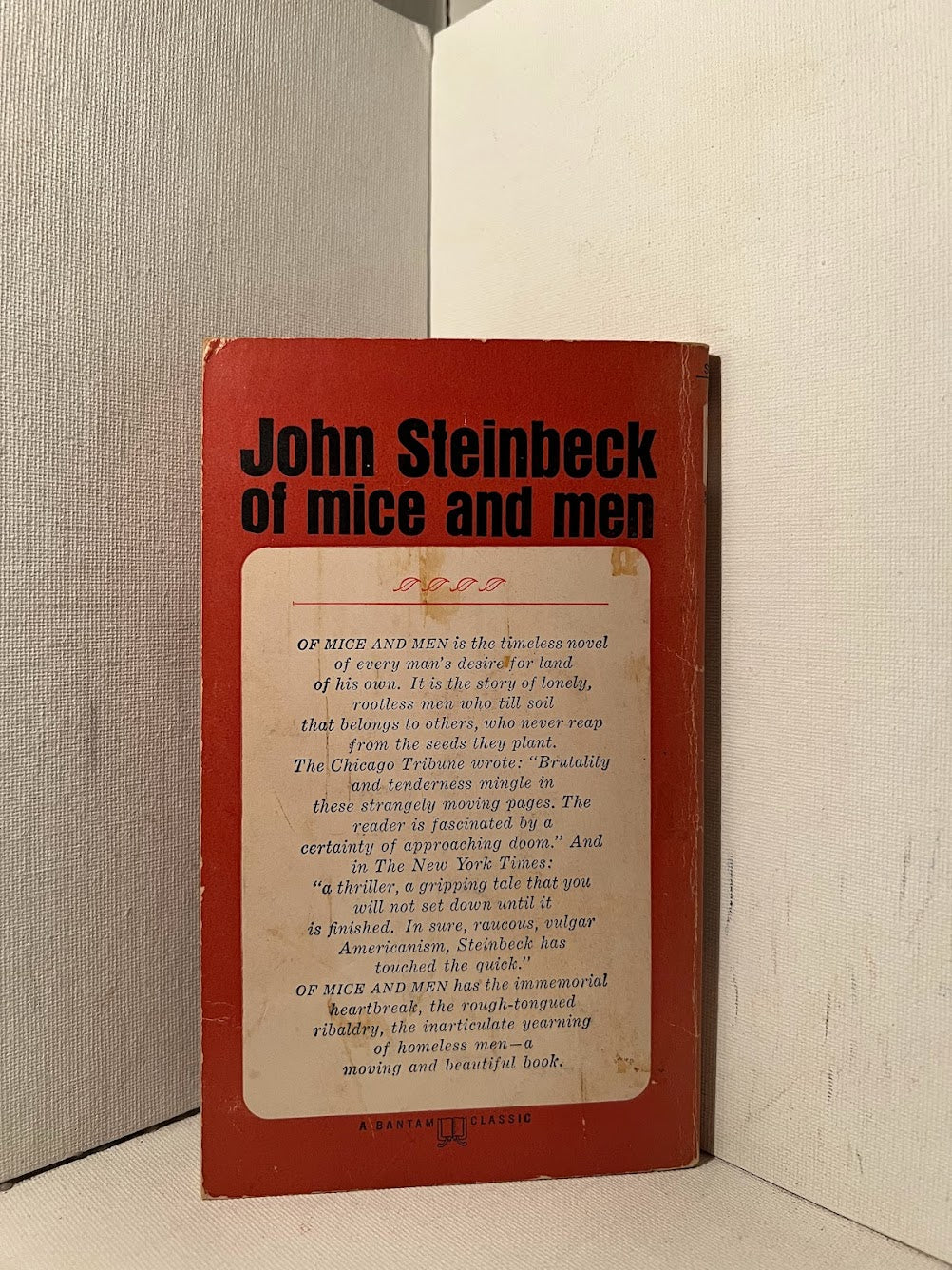 Of Mice and Men by John Steinbeck