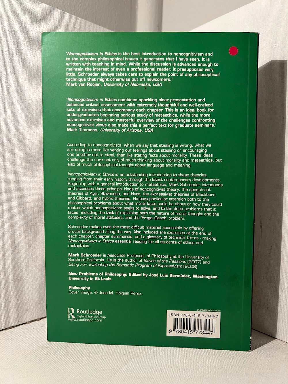 Noncognitivism in Ethics by Mark Schroeder