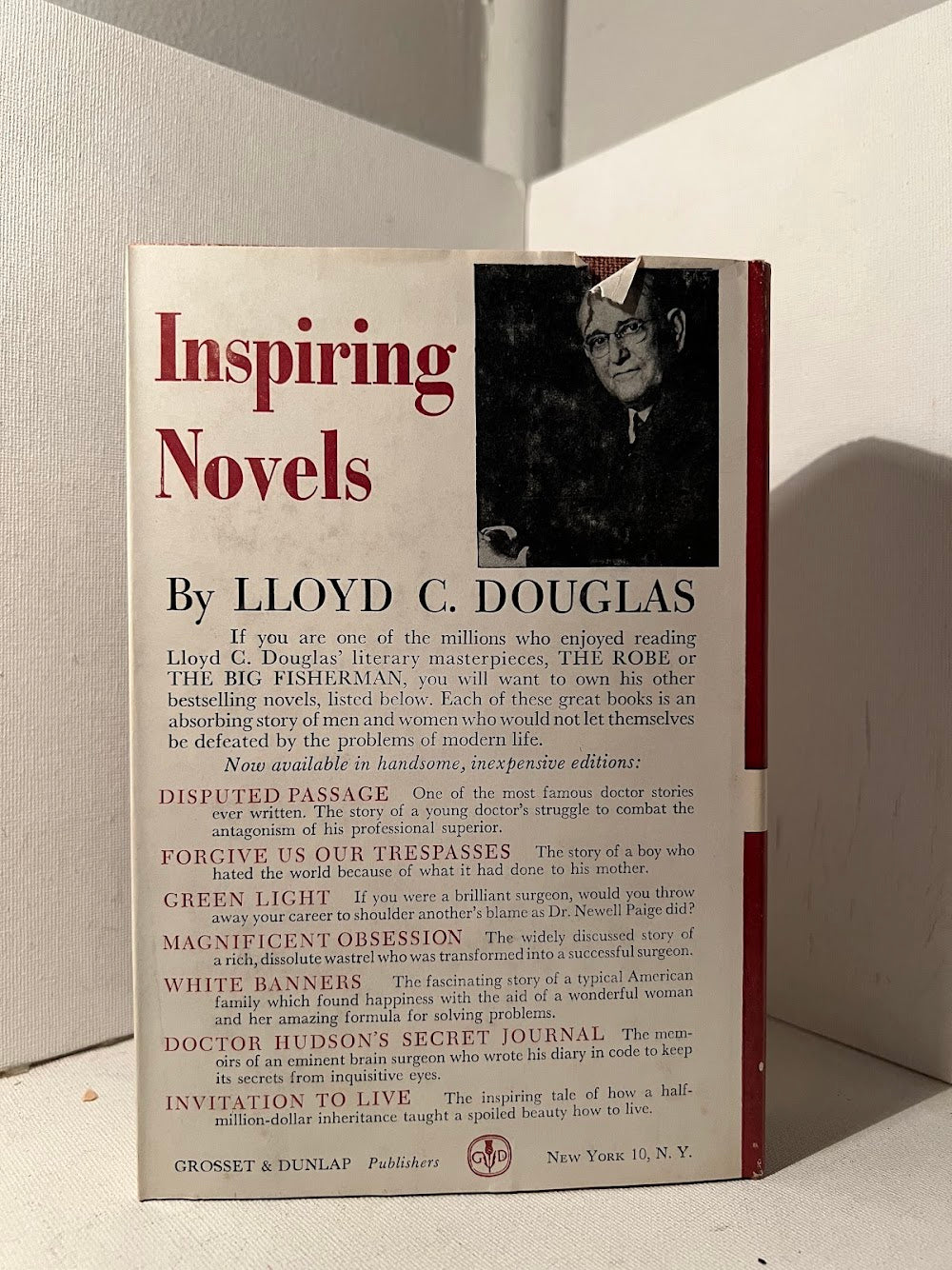 Disputed Passage by Lloyd C. Douglas