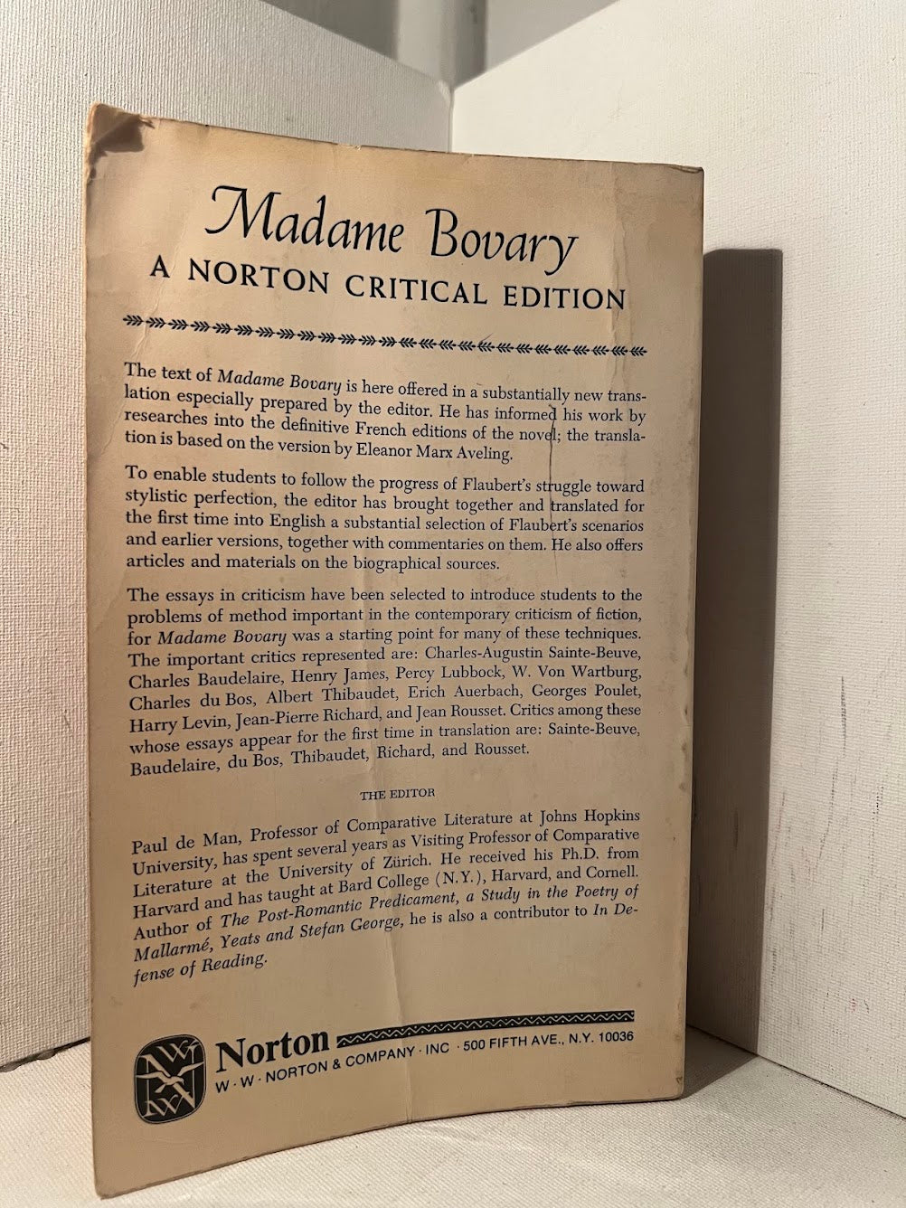 Madame Bovary by Gustave Flaubert