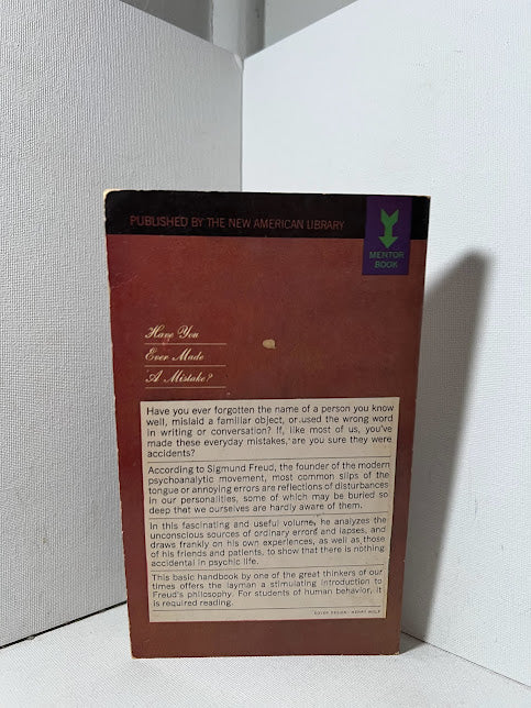 Psychopathology of Everyday Life by Sigmund Freud