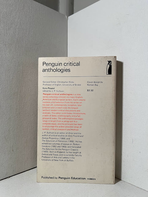 Ezra Pound edited by J.P. Sullivan