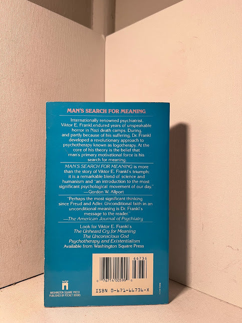 Man's Search for Meaning by Viktor Frankl