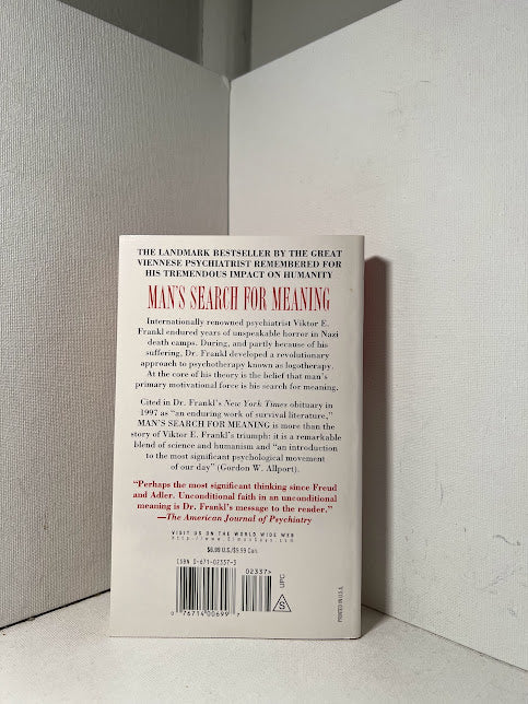 Man's Search for Meaning by Viktor Frankl