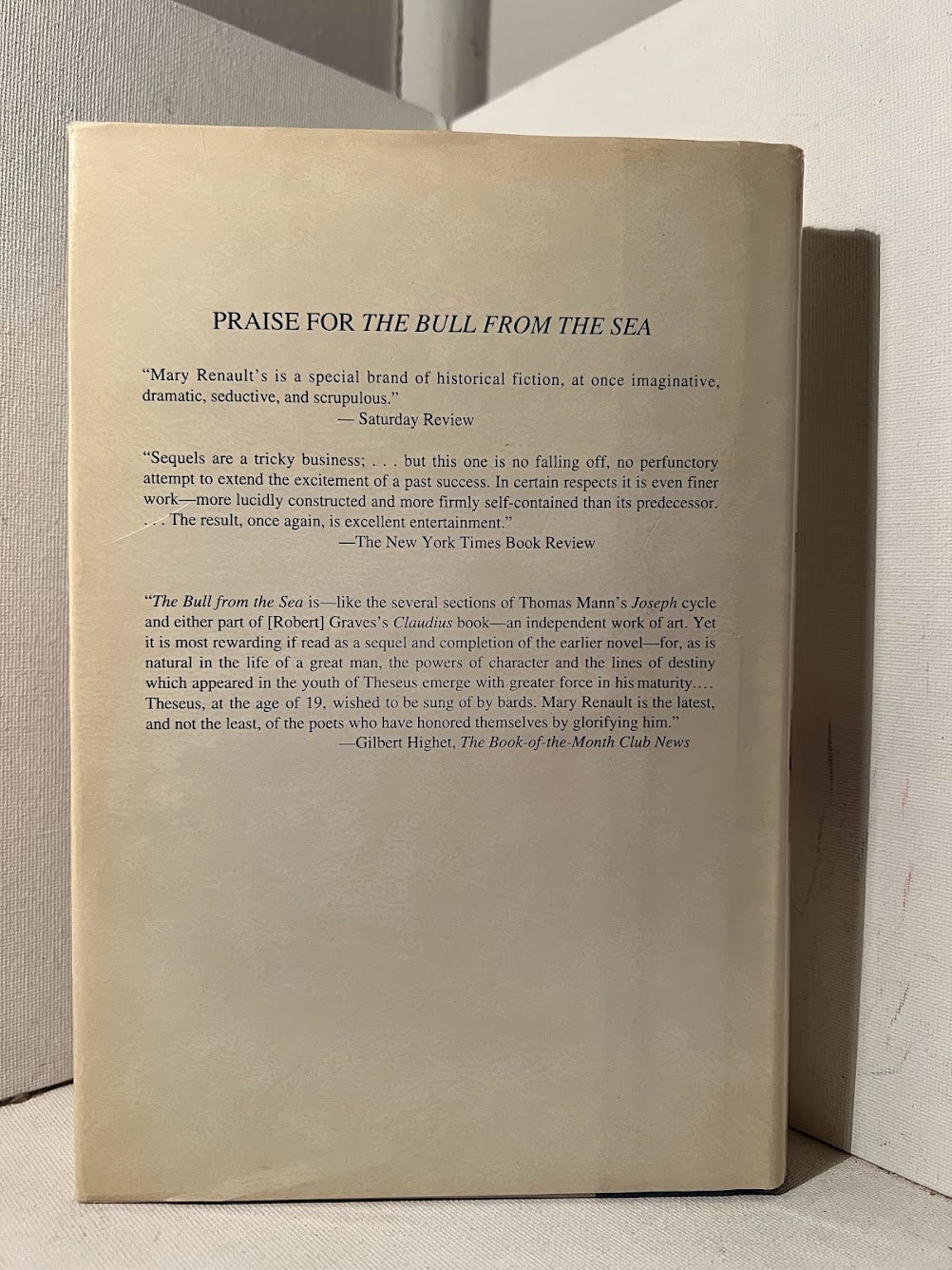 The Bull From The Sea by Mary Renault