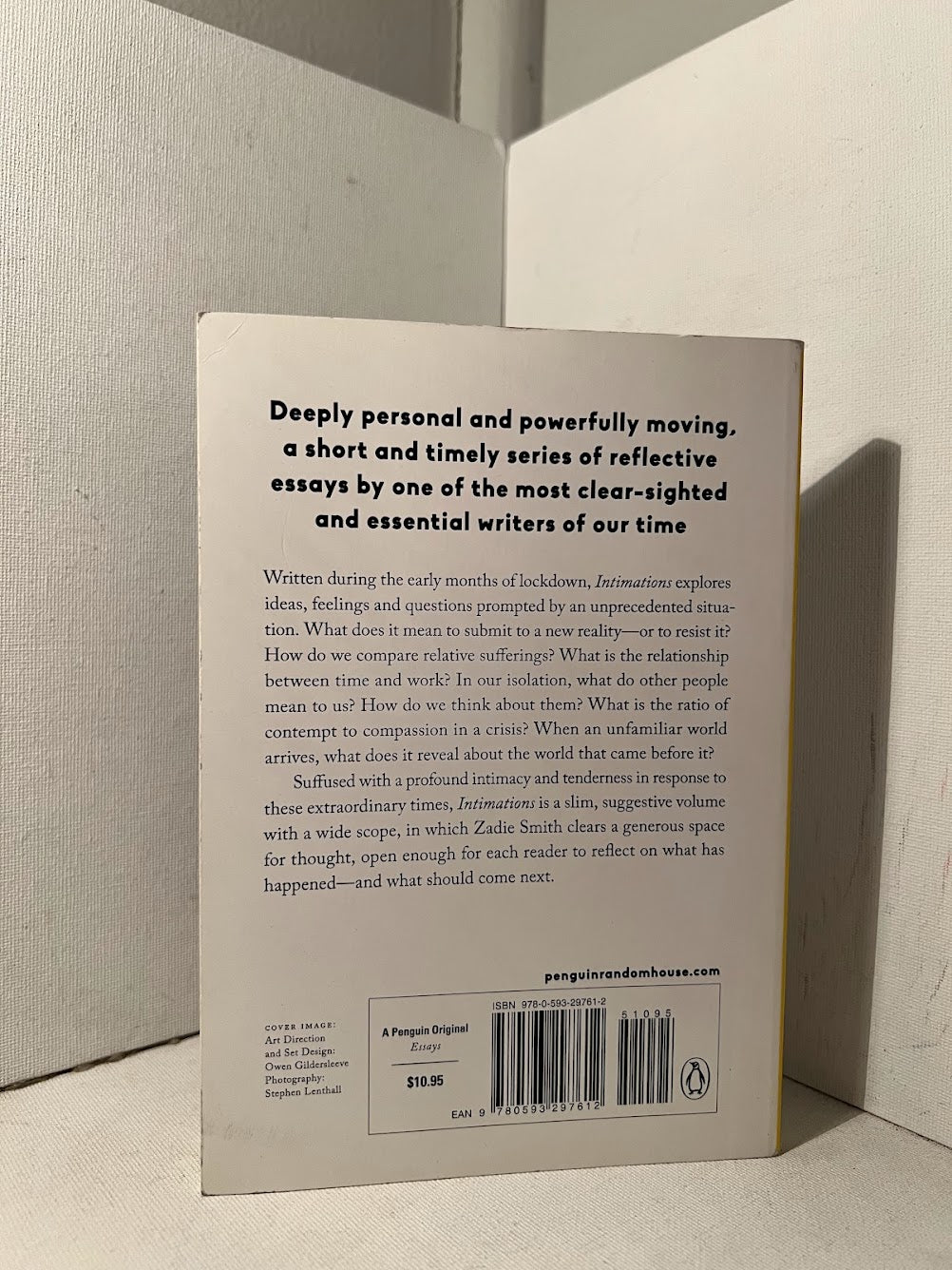 Intimations by Zadie Smith