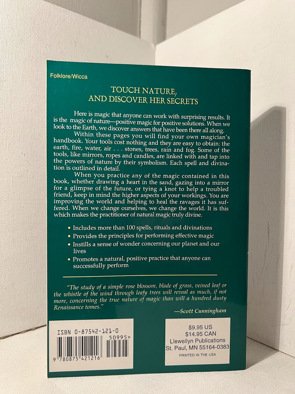 Earth Power: Techniques of Natural Magic by Scott Cunningham
