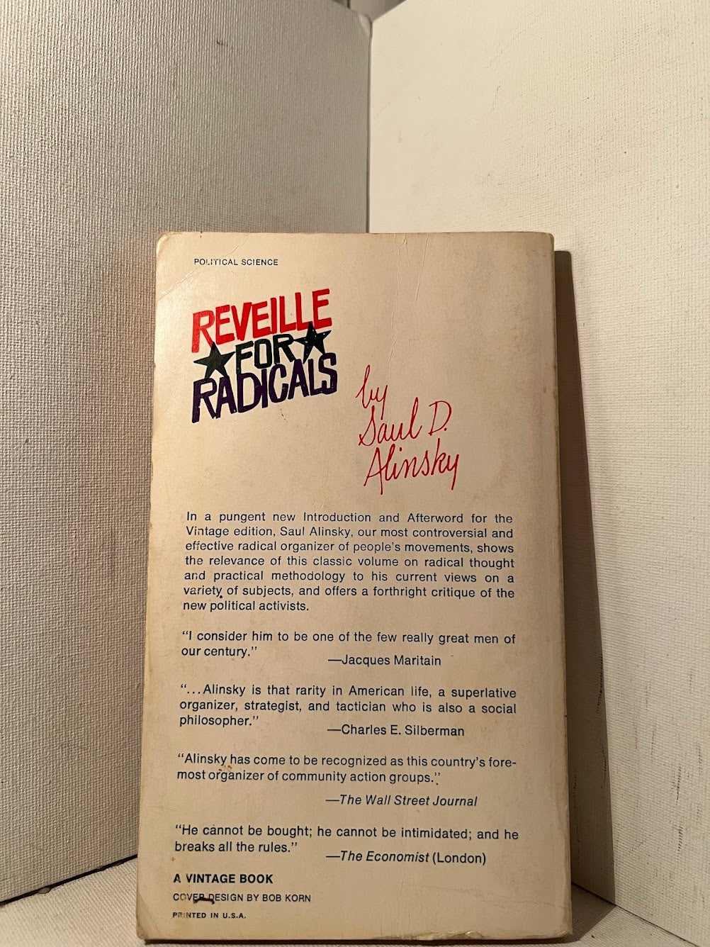 Reveille for Radicals by Saul D. Alinsky