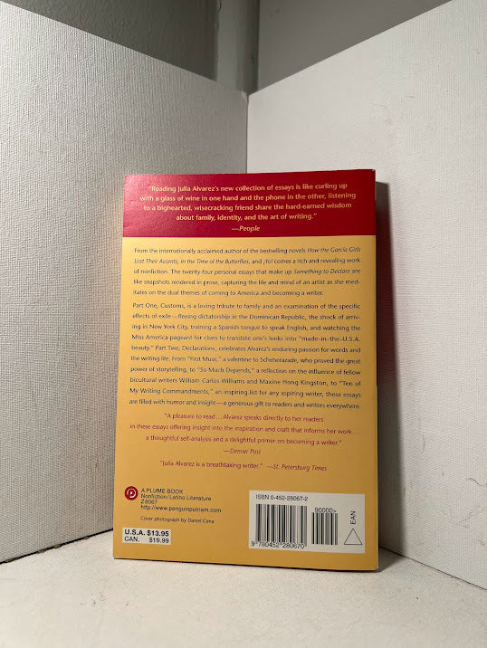 Something to Declare: Essays by Julia Alvarez