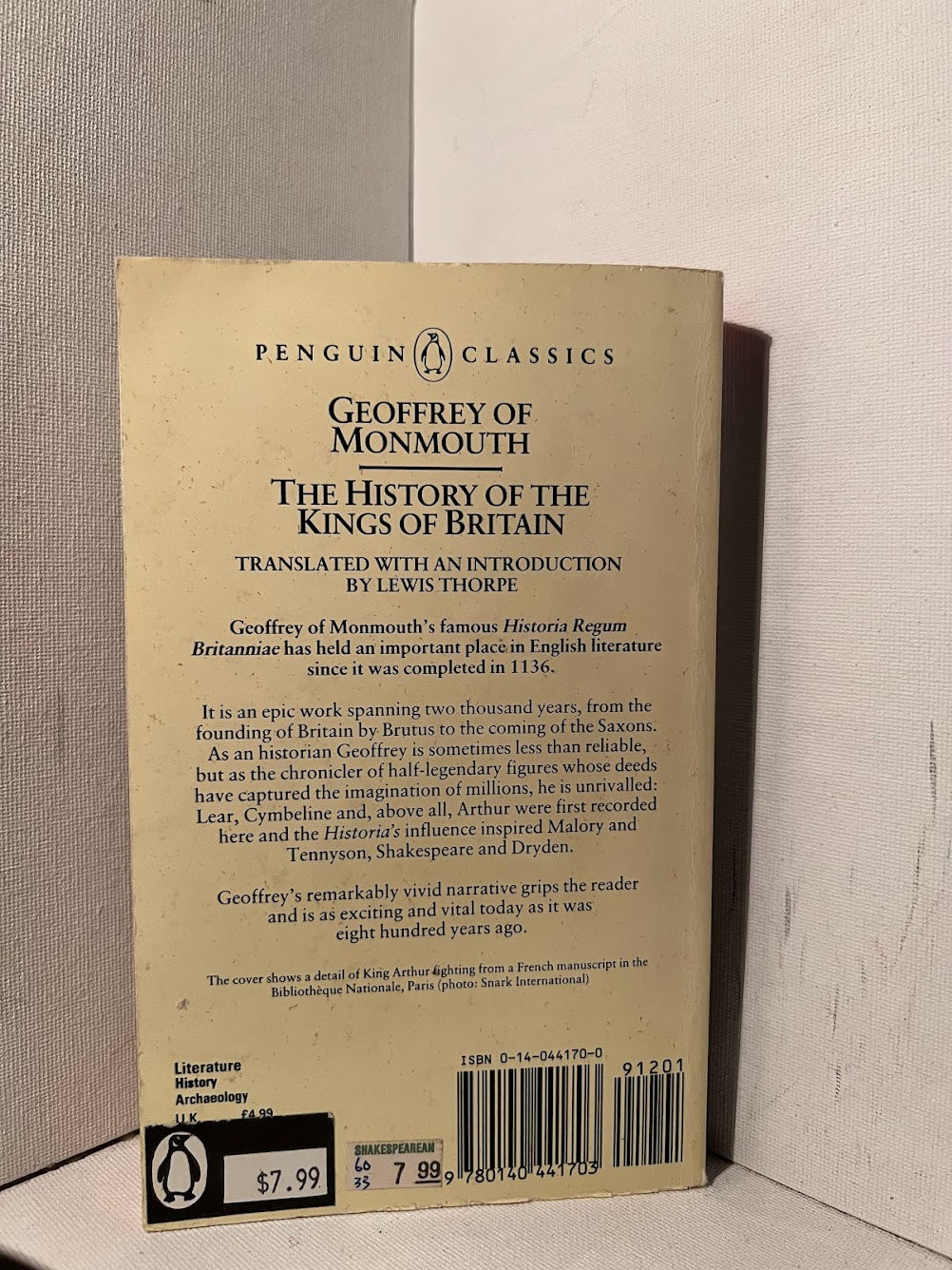 The History of the Kings of Britain by Geoffrey of Monmouth