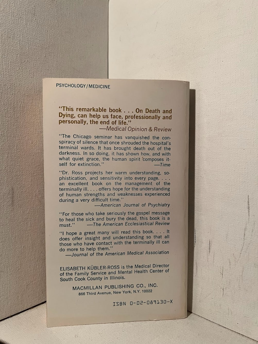 On Death and Dying by Elisabeth Kubler-Ross