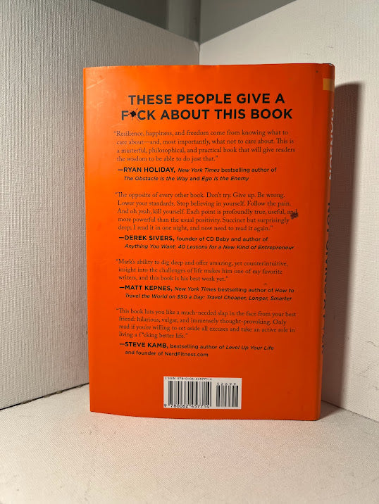 The Subtle Art of Not Giving a Fuck by Mark Manson