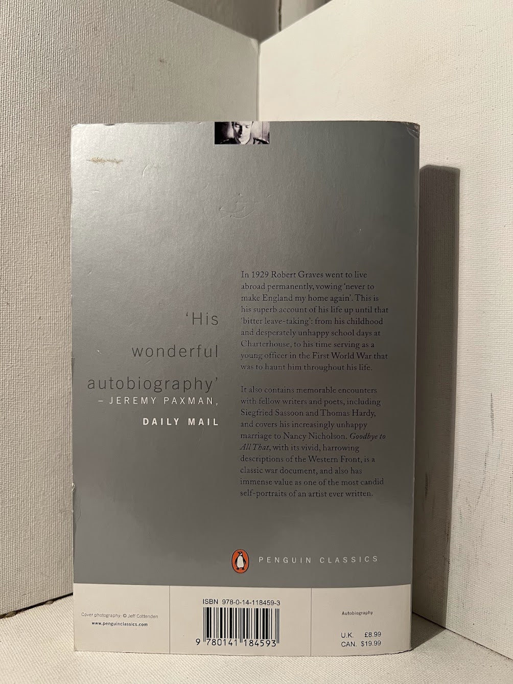 Goodbye to All That by Robert Graves