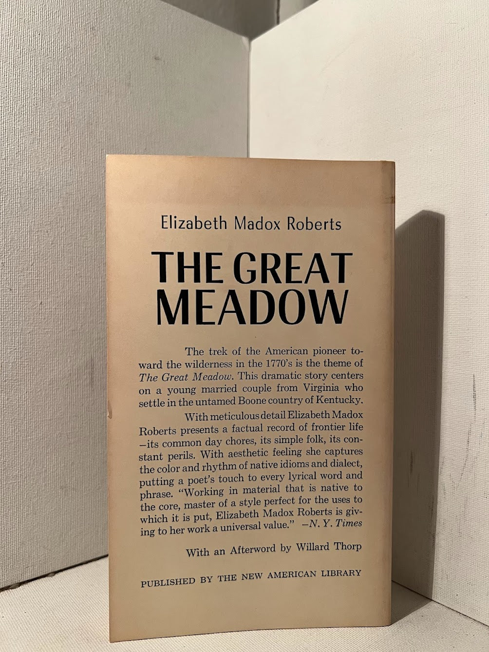 The Great Meadow by Elizabeth Madox Roberts