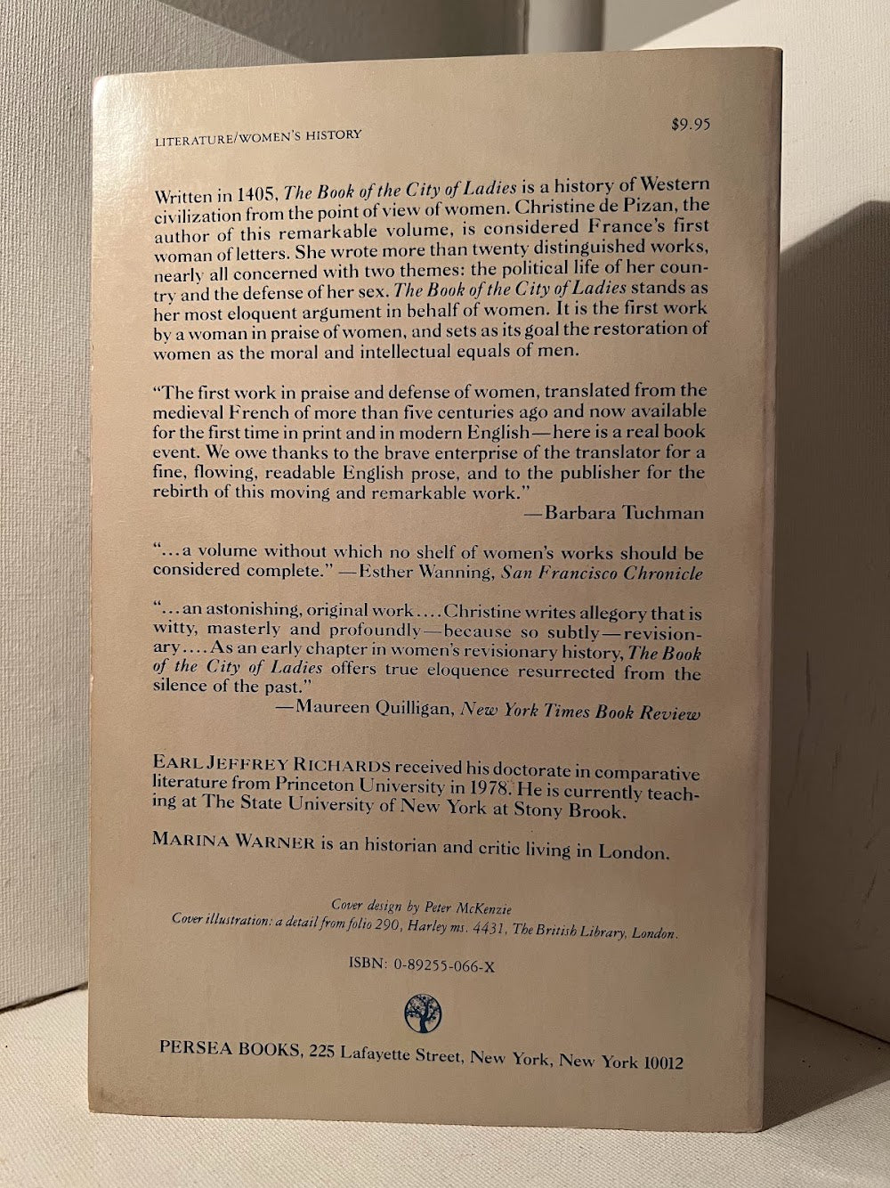 The Book of the City of Ladies by Christine de Pizan