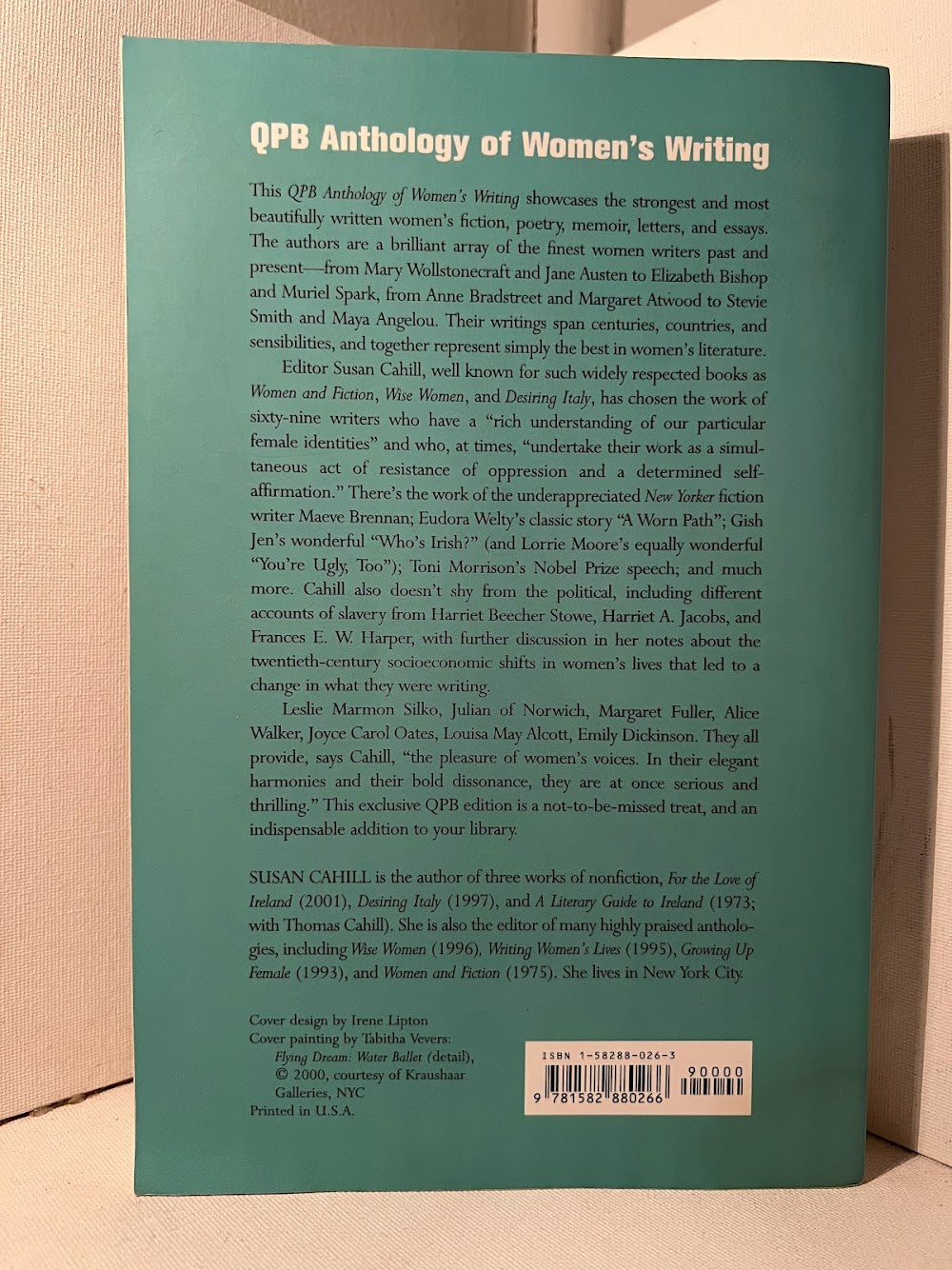 QPB Anthology of Women's Writing edited by Susan Cahill