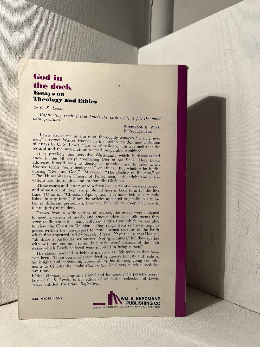 God in the Dock by C.S. Lewis