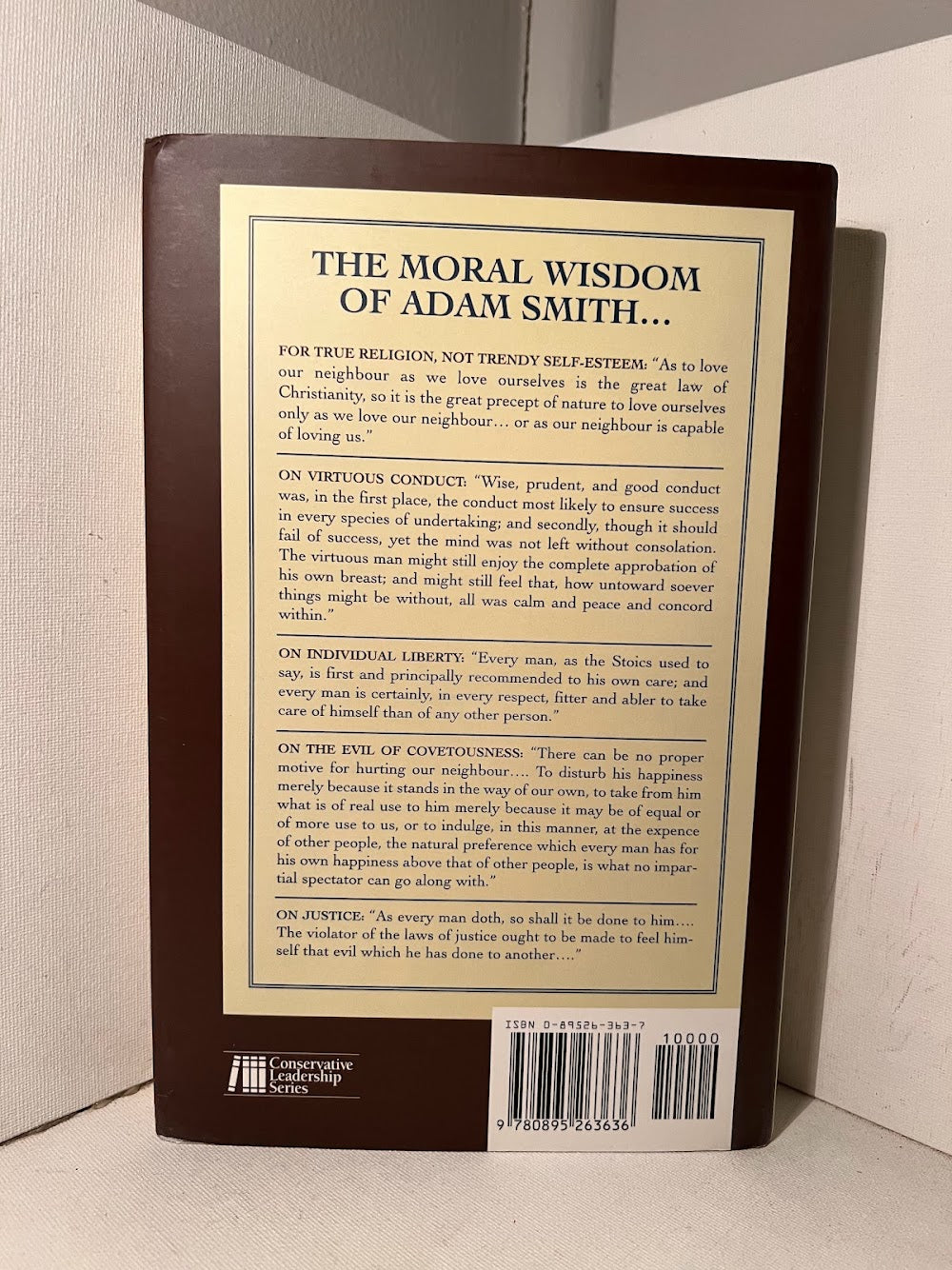 The Best of Burke & The Theory of Moral Sentiments by Adam Smith