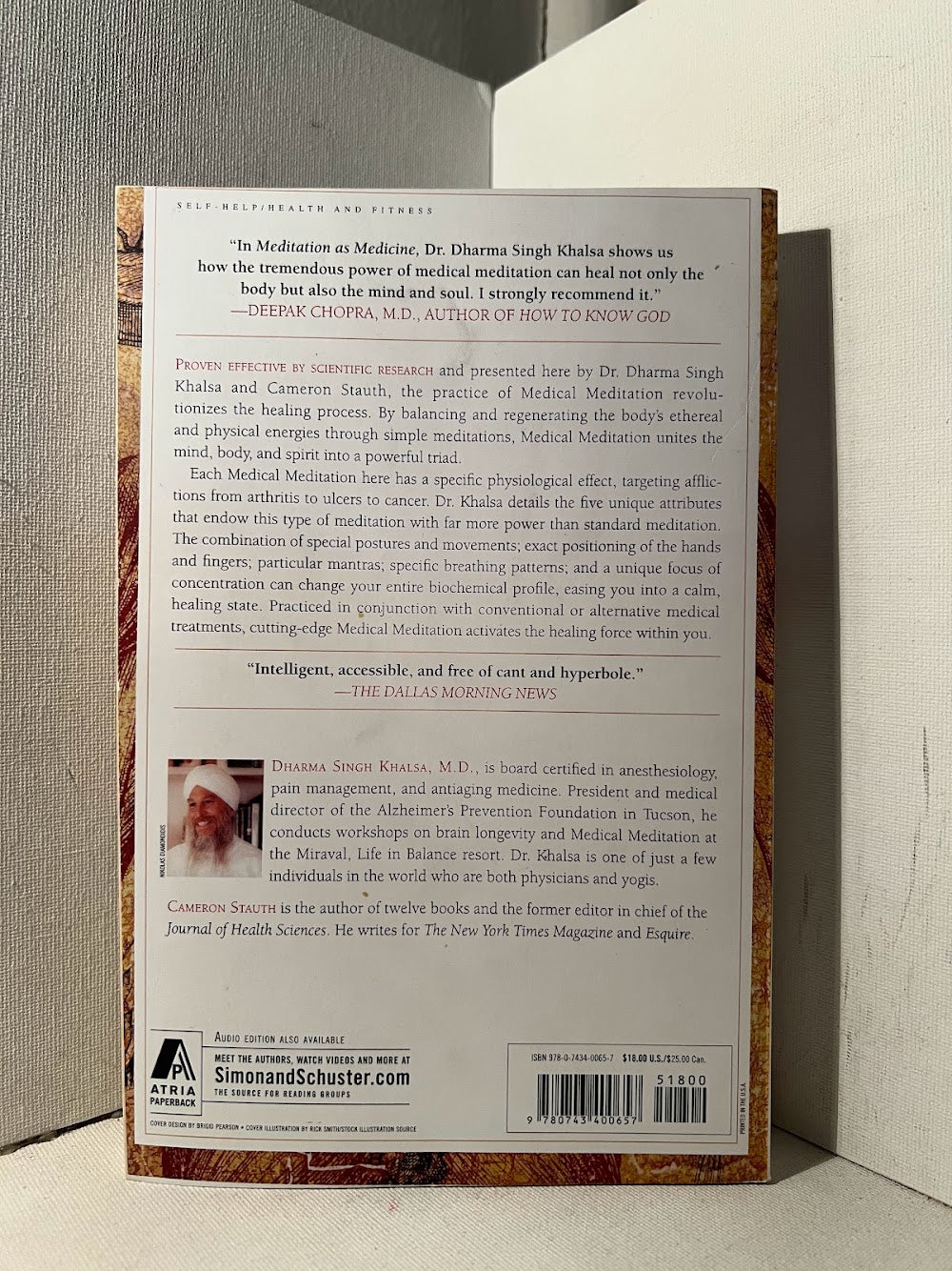 Meditation as Medicine by Dharma Singh Khalsa