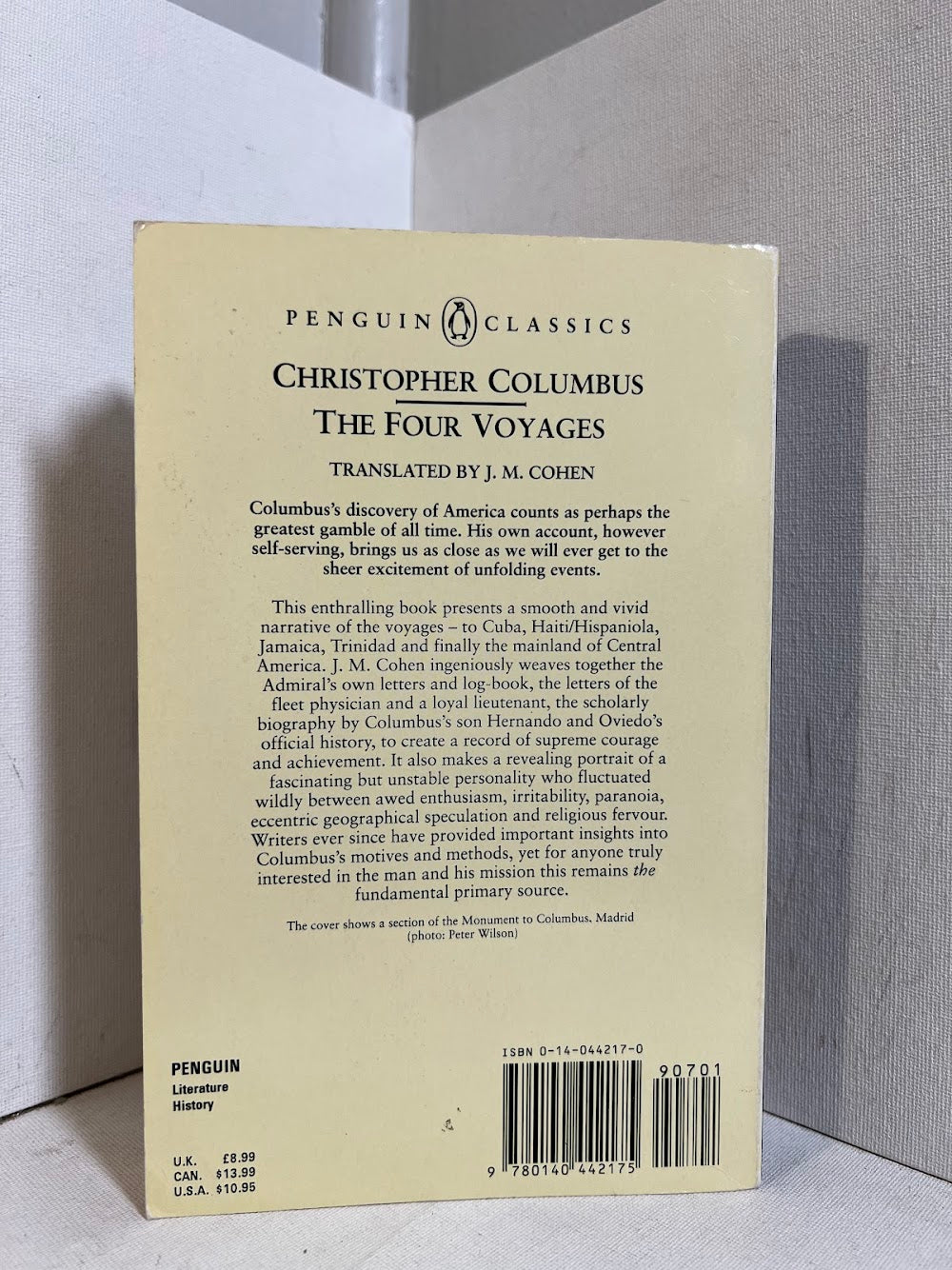 The Four Voyages by Christopher Columbus