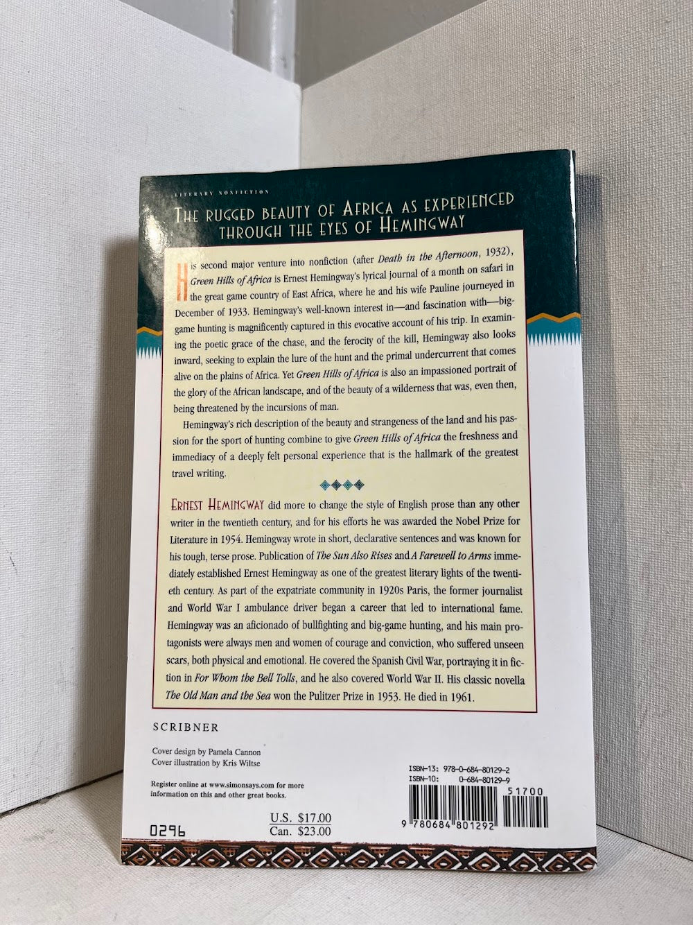 Green Hills of Africa by Ernest Hemingway
