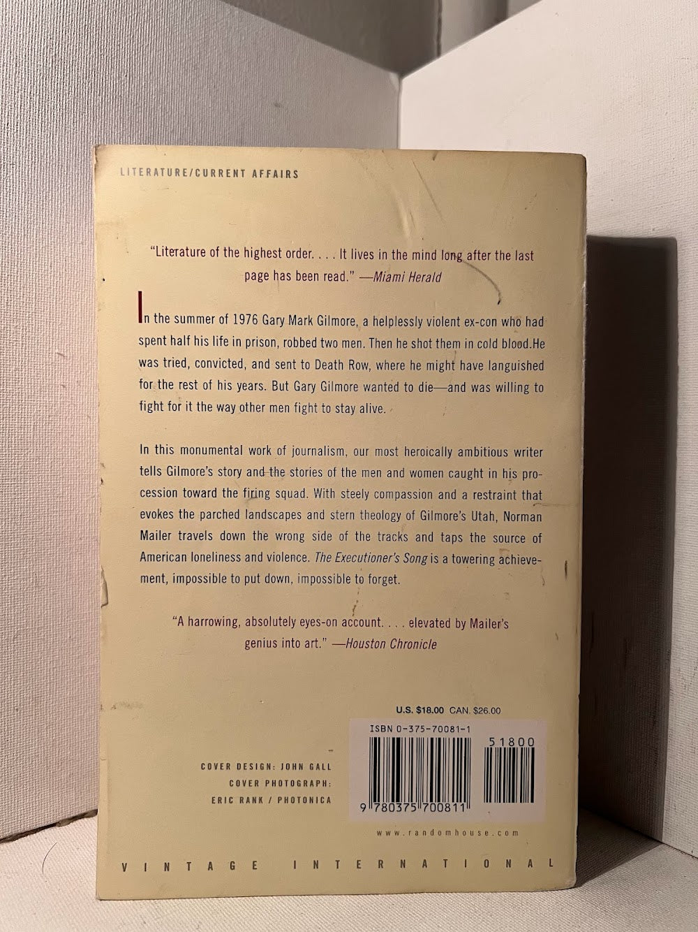 The Executioner's Song by Norman Mailer