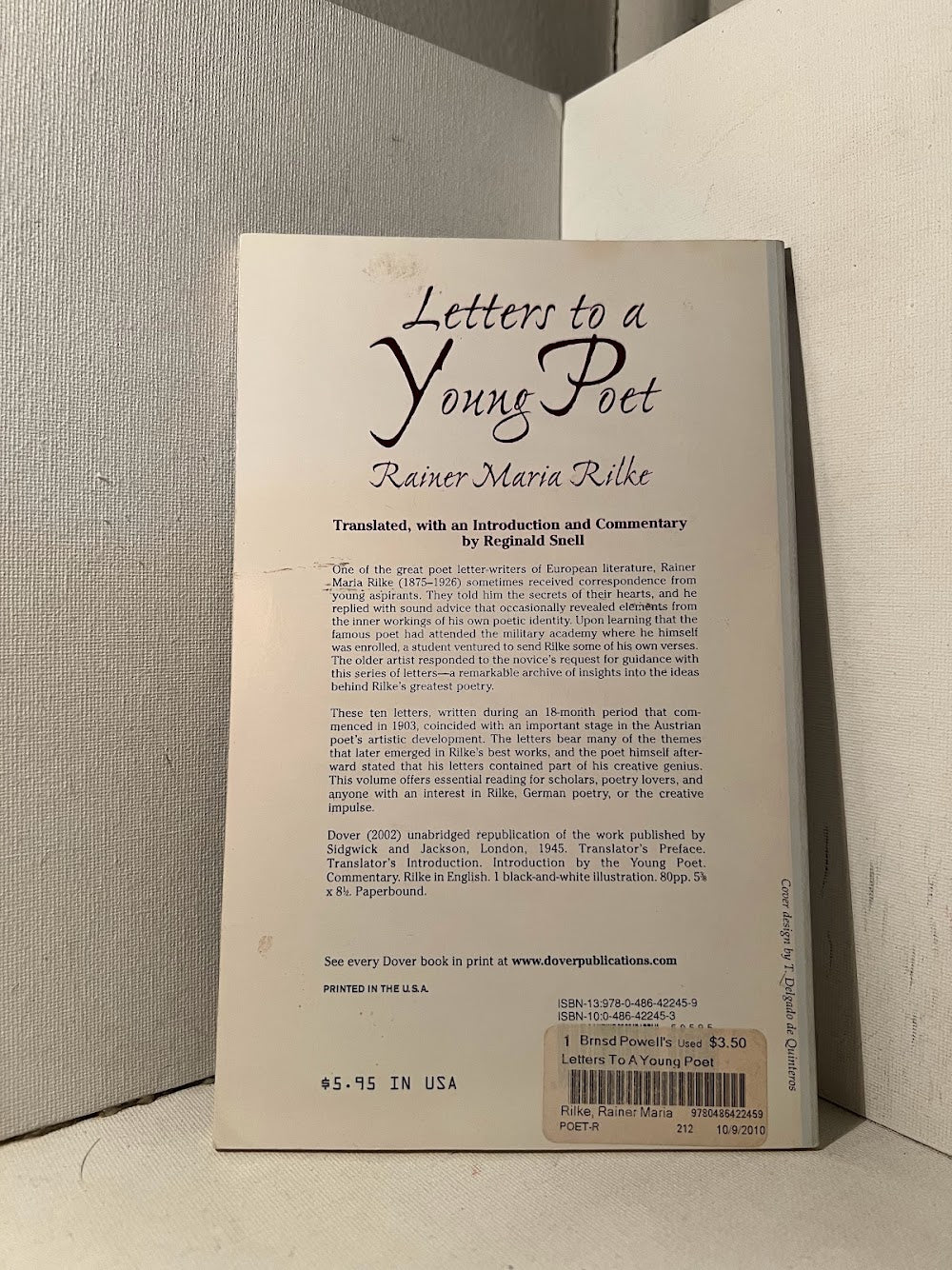 Letters to a Young Poet by Rainer Maria Rilke