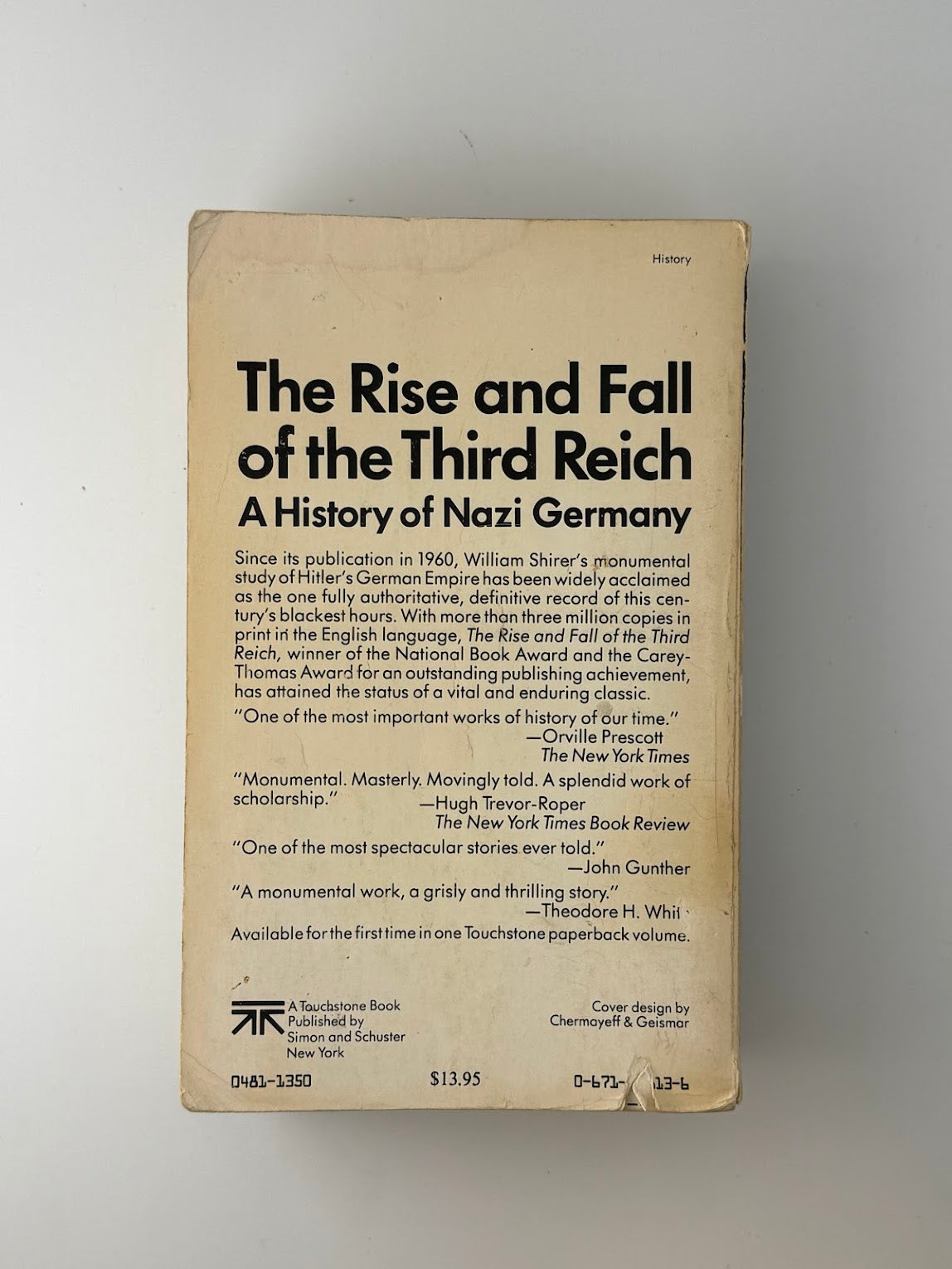 The Rise and Fall of the Third Reich by William L. Shirer