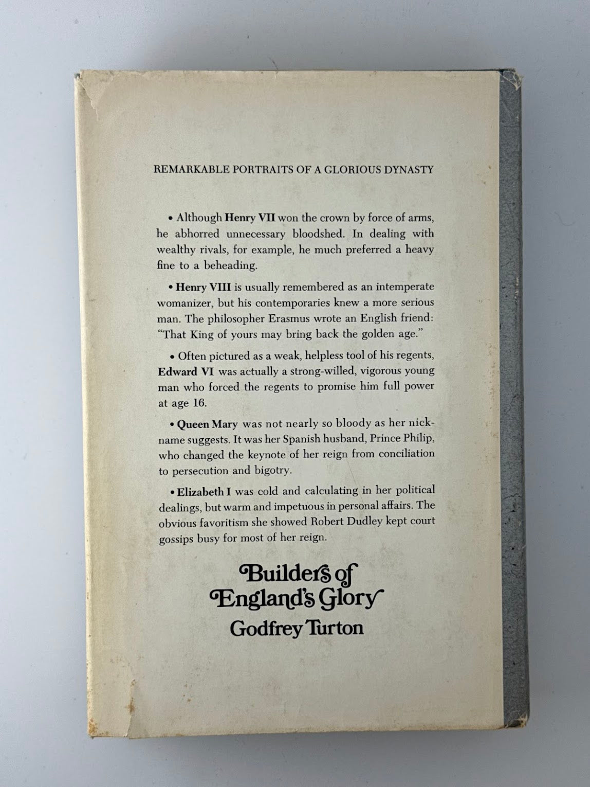 Builders of England's Glory by Godfrey Turton