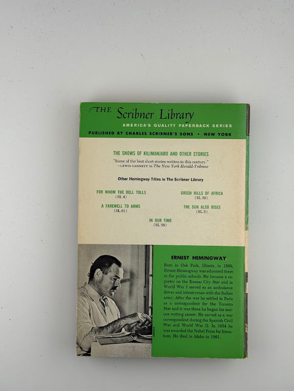 The Snows of Kilimanjaro and Other Stories by Ernest Hemingway
