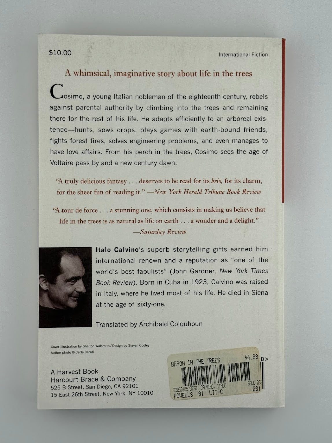 The Baron in the Trees by Italo Calvino