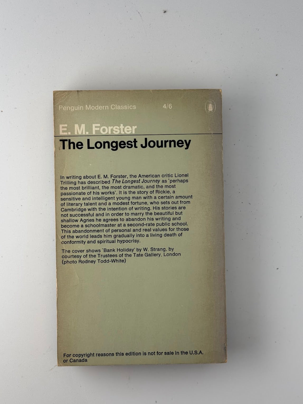 The Longest Journey by E.M. Forster