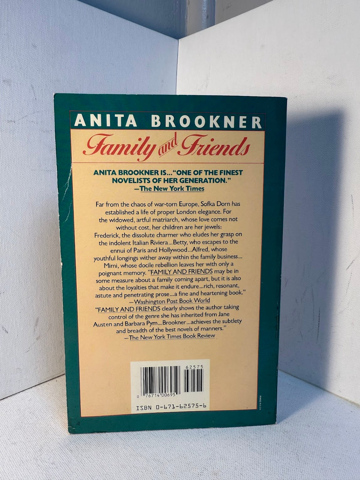 Family and Friends by Anita Brookner