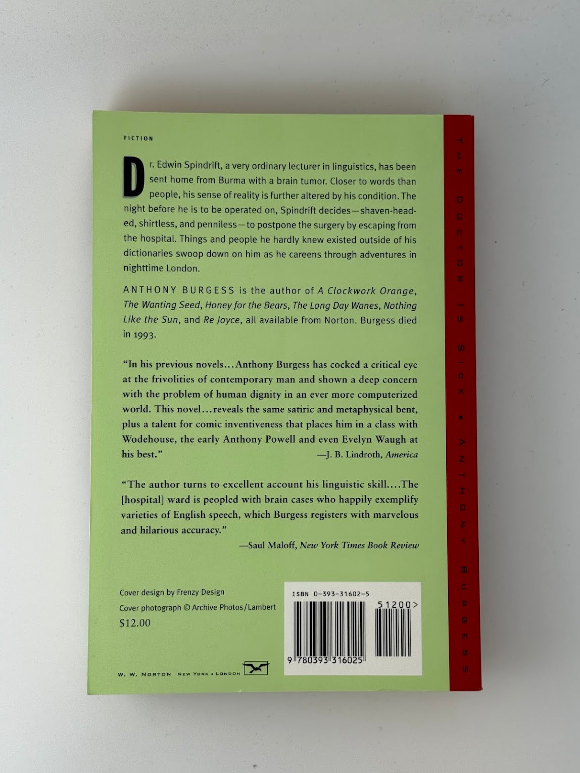 The Doctor is Sick by Anthony Burgess