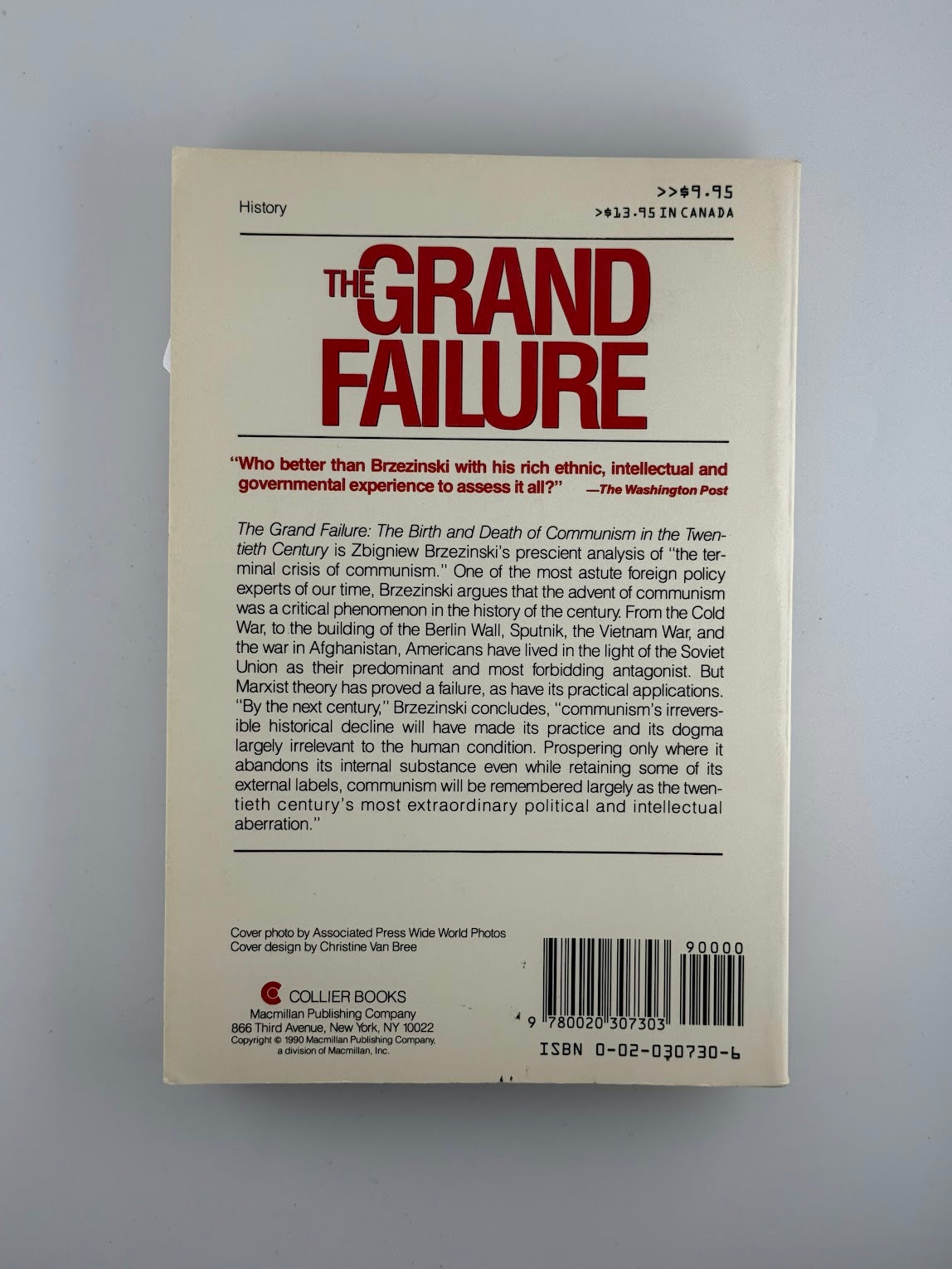 The Grand Failure by Zbigniew Brzezinski