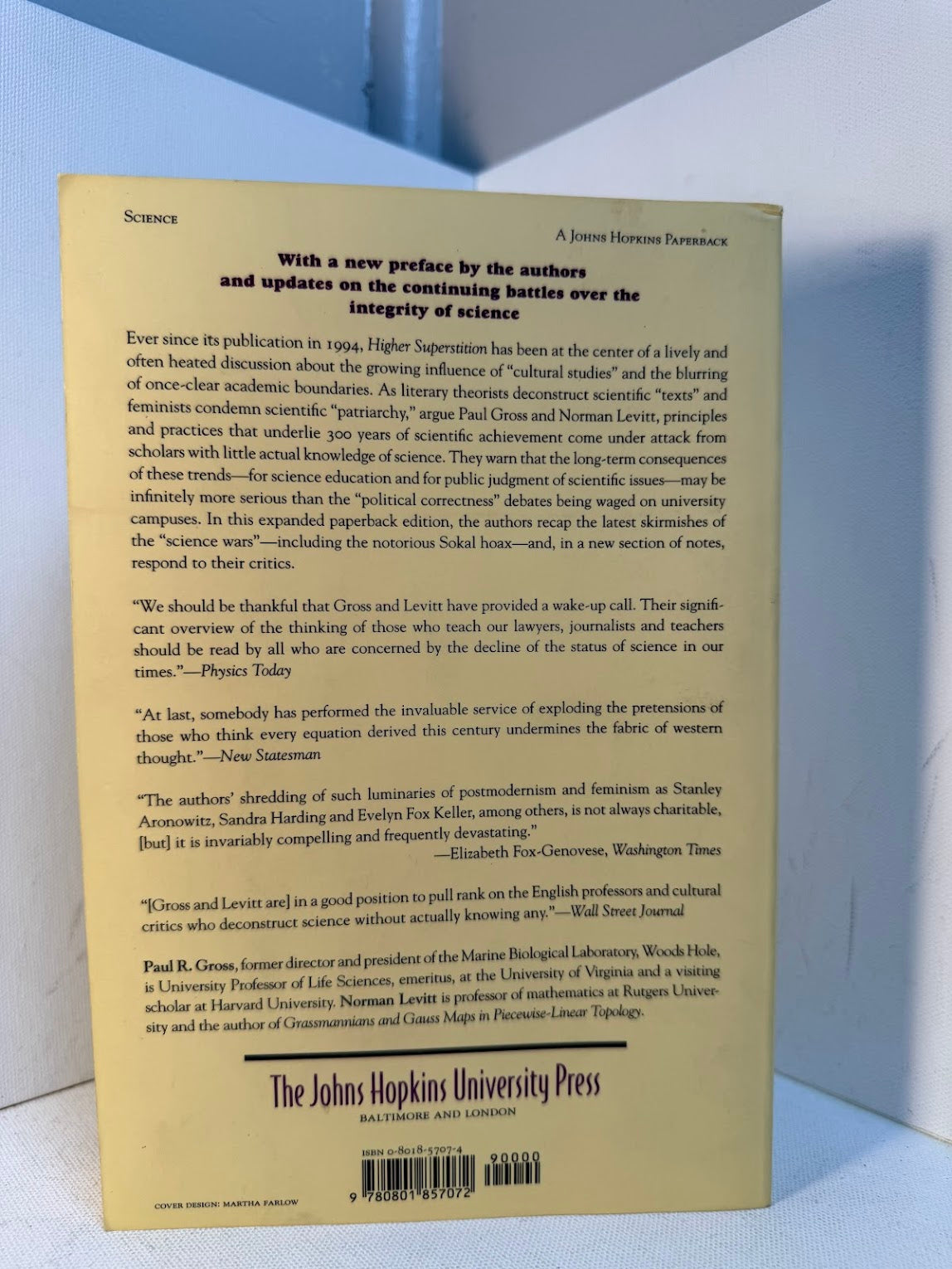 Higher Superstition by Paul R. Gross and Norman Levitt