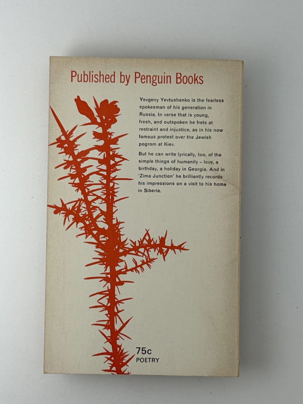 Selected Poems by Yevtushenko