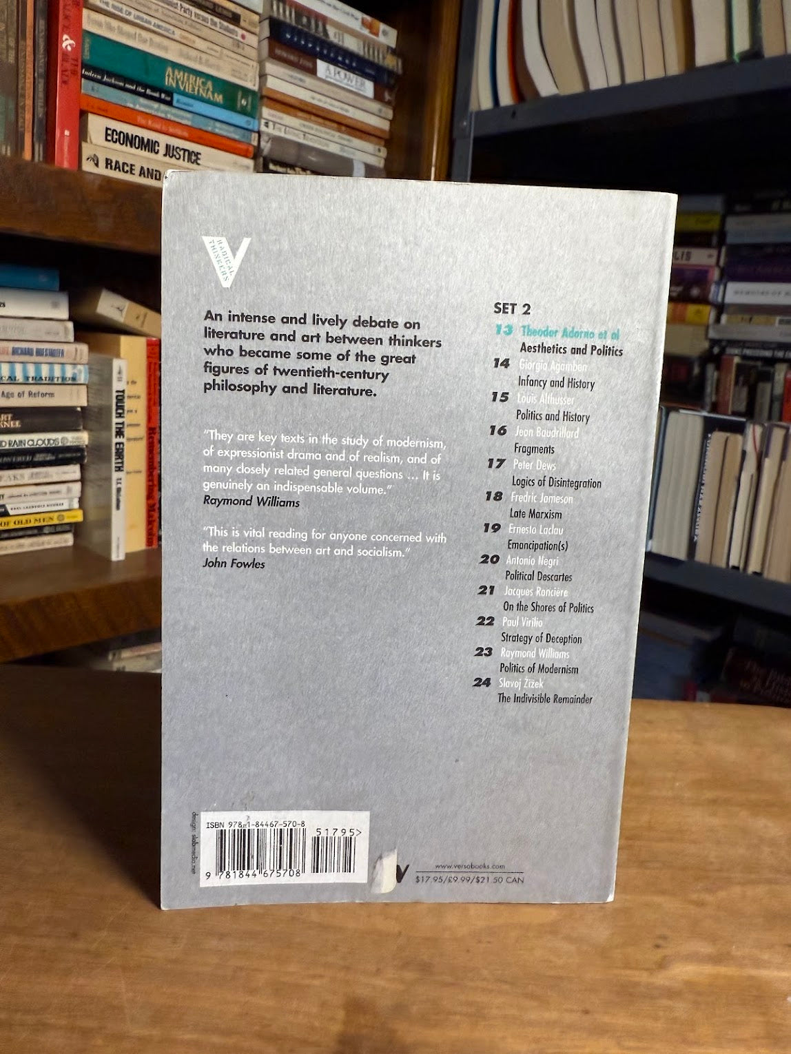 Aesthetics and Politics