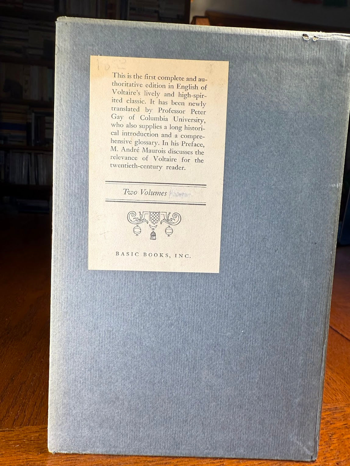 Philosophical Dictionary in Two Volumes by Voltaire