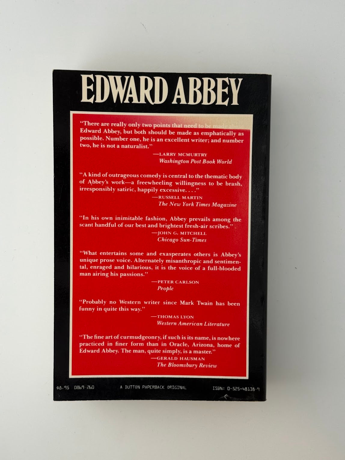 Slumgullion Stew by Edward Abbey